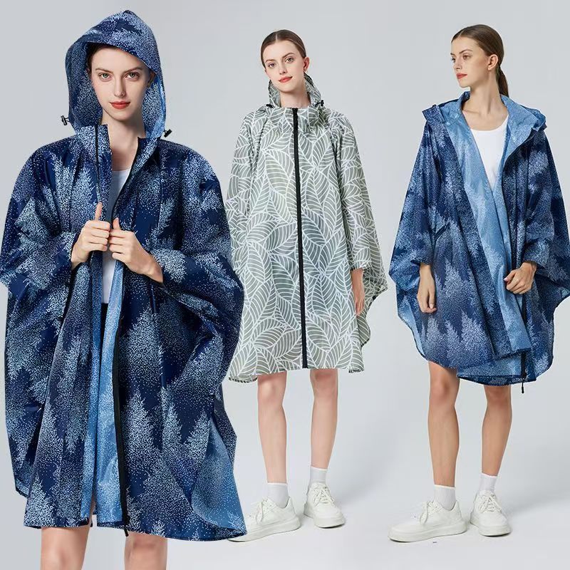 Colorful Plus Size Floral Rain - Emergency Poncho Rain ulasan dan harga