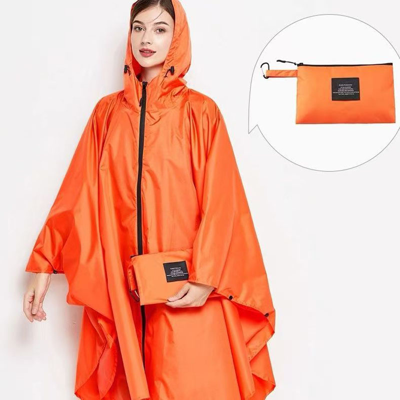 Colorful Plus Size Floral Rain - Emergency Poncho Rain ulasan dan harga