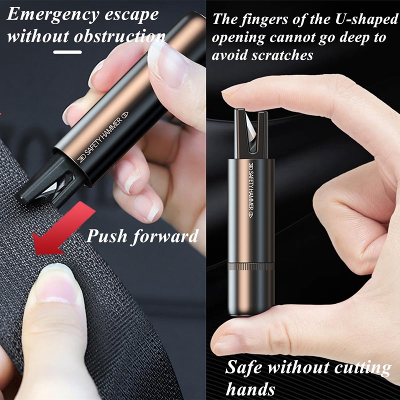 New 2 In 1 Car Safety Hammer E - Rescue Rope Throw ulasan dan harga