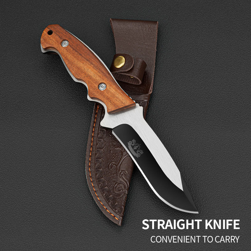 1PC Stainless Steel Kitchen Kn - Bushcraft Knife Fixed ulasan dan harga