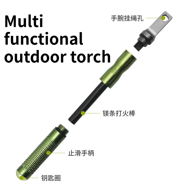 2PCS  Multifunctional Flint Wa - Magnesium Fire Starter ulasan dan harga