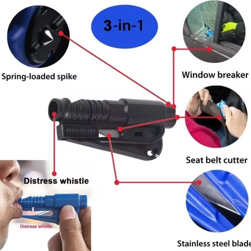 Compact 3-in-1 Safety Hammer A - Rescue Rope Throw ulasan dan harga