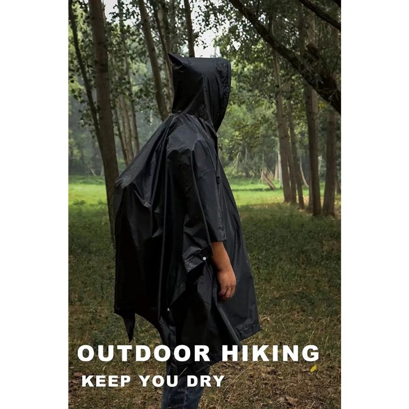 Thickened Backpack Outdoor Hik - Emergency Poncho Rain ulasan dan harga