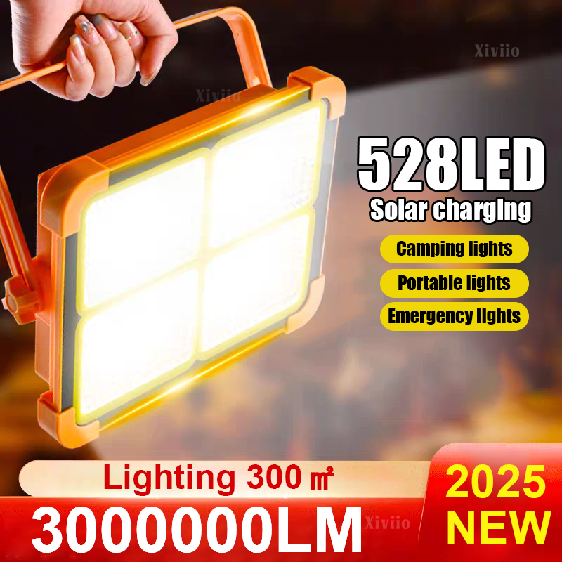 528LED Solar Charging Flood Li - Solar Emergency Charger ulasan dan harga