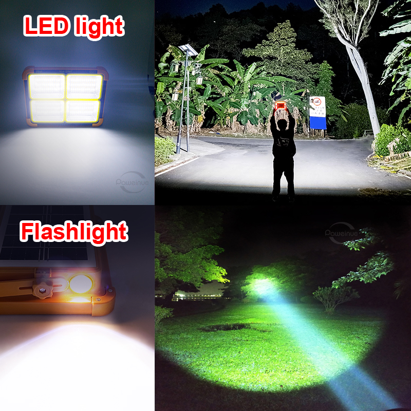 528LED Solar Charging Flood Li - Solar Emergency Charger ulasan dan harga