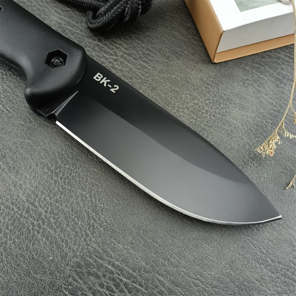 Fixed Blade Cutting Knife BK2  - Bushcraft Knife Fixed ulasan dan harga