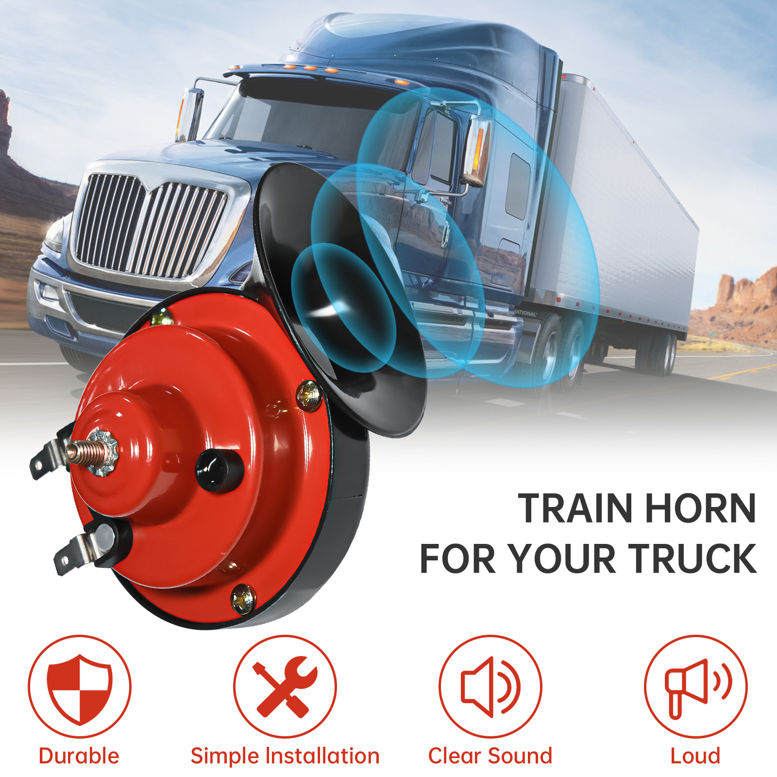 12V Super Loud Train Horns 300 - Emergency Whistle Loud ulasan dan harga