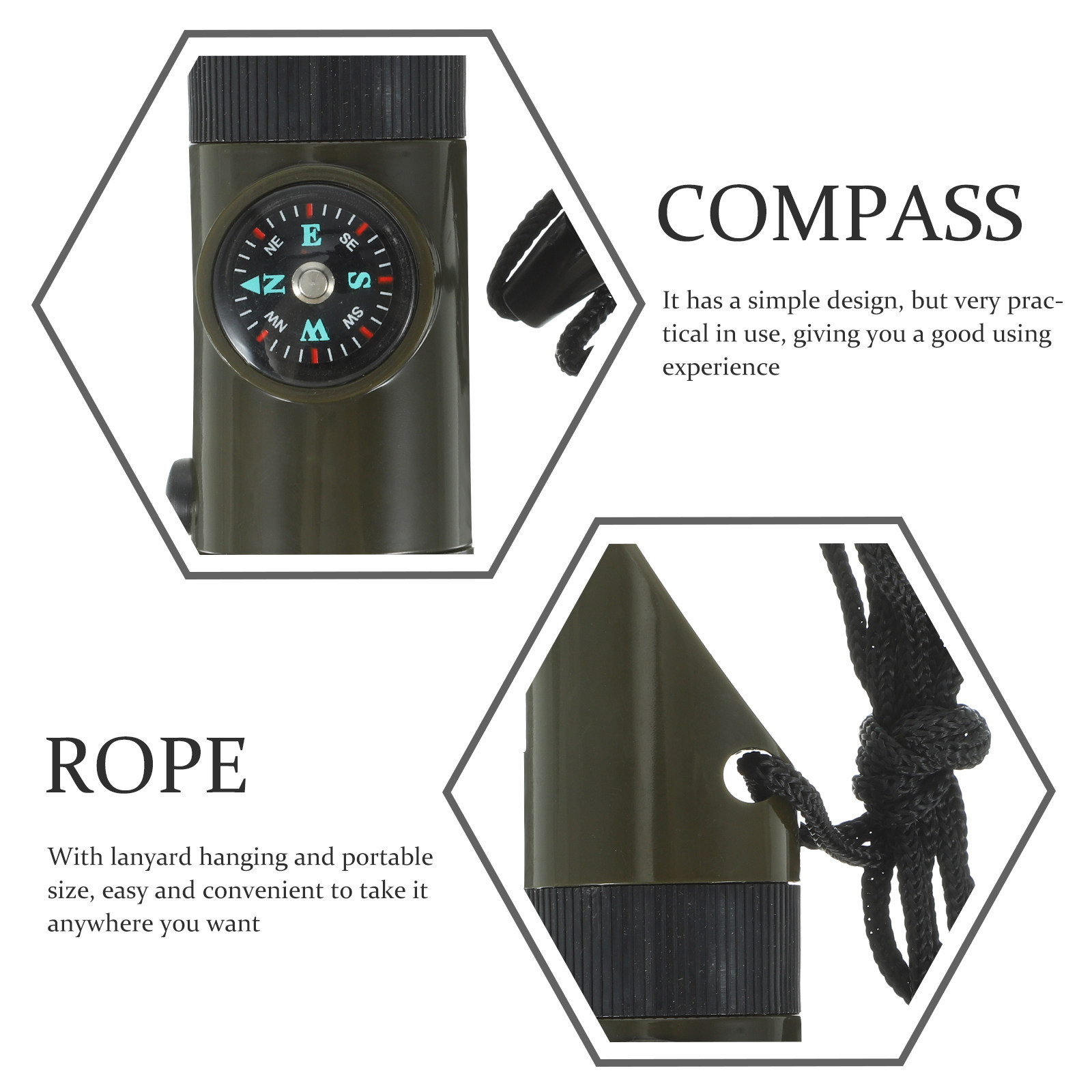 2Pcs Multi-Functional Survival - Emergency Whistle Loud ulasan dan harga