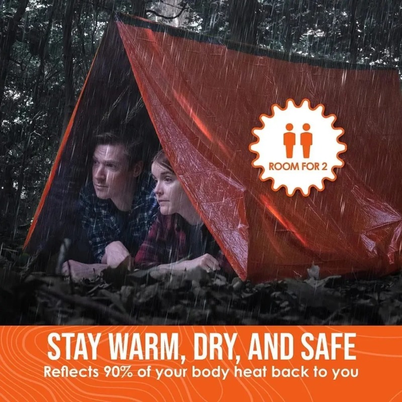 2 Person Emergency Shelter Biv - Emergency Mylar Tent ulasan dan harga