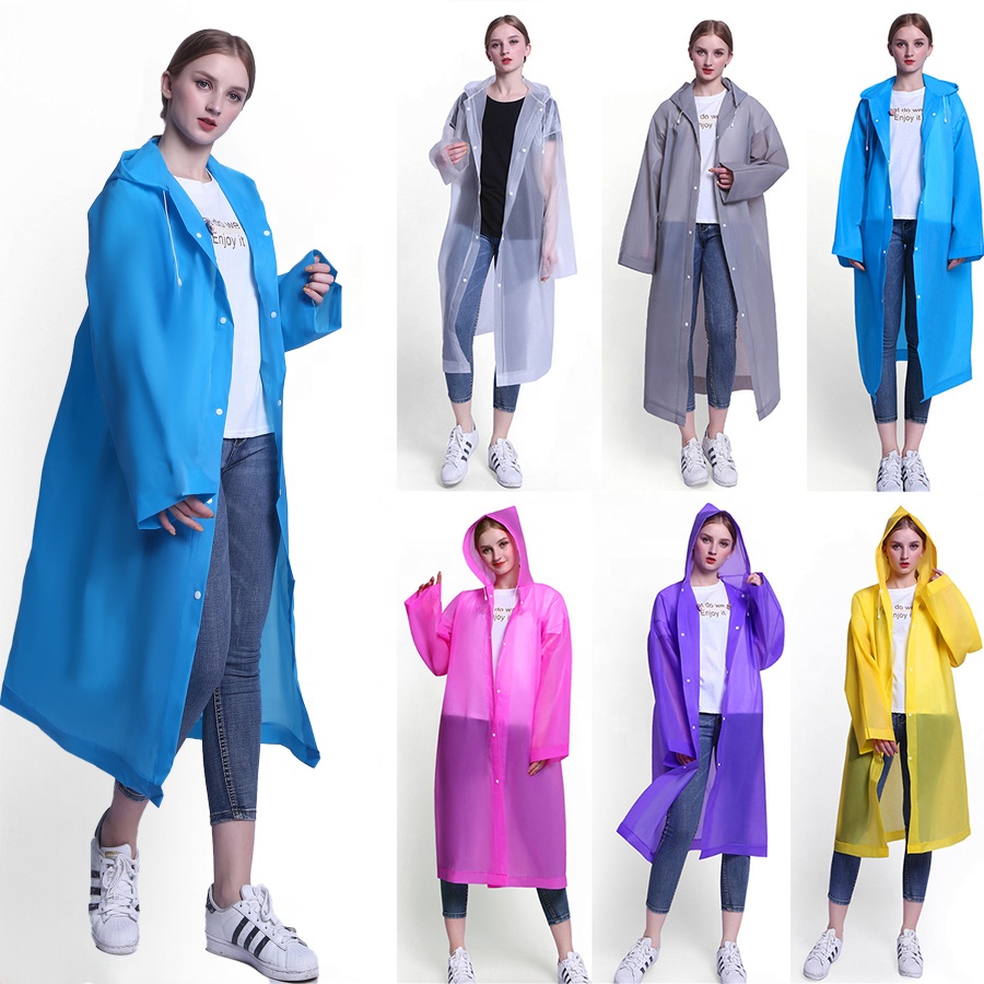 Raincoat Thickened Transparent - Emergency Poncho Rain ulasan dan harga