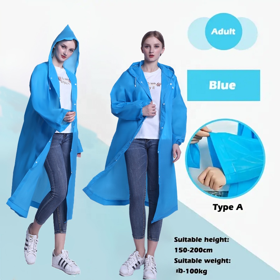 Raincoat Thickened Transparent - Emergency Poncho Rain ulasan dan harga