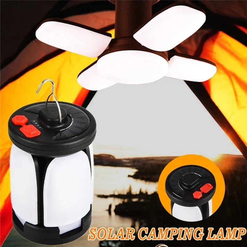 Outdoor Lighting LED Leaf Camp - Solar Emergency Charger ulasan dan harga