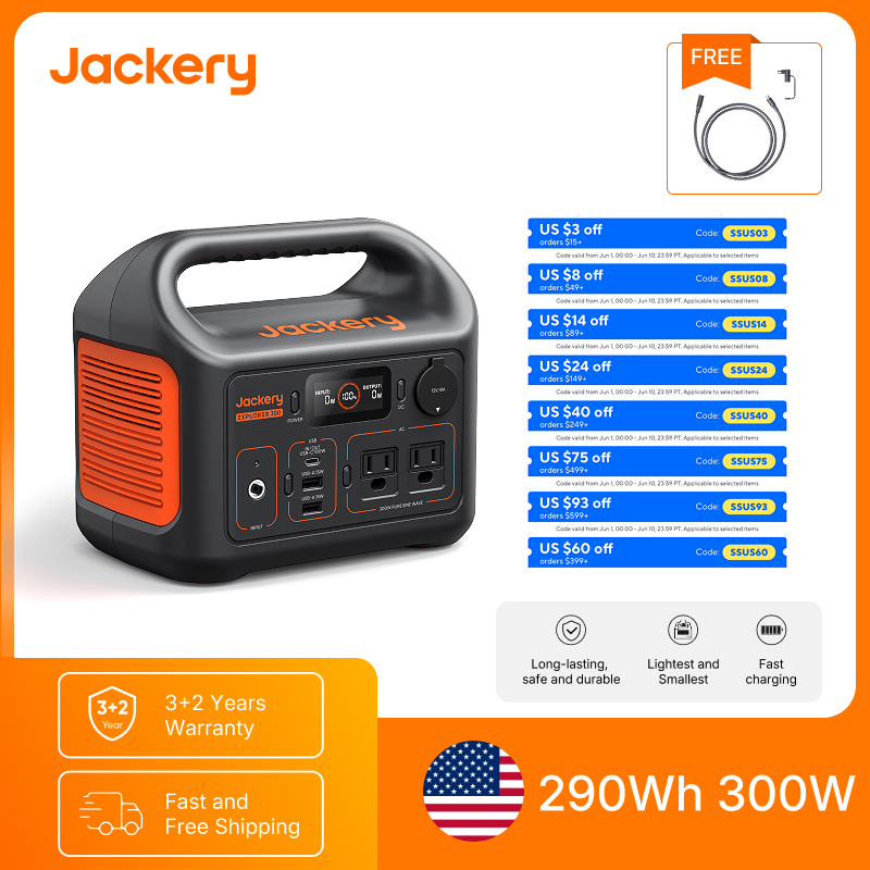 Jackery Portable Power Station - Solar Emergency Charger ulasan dan harga