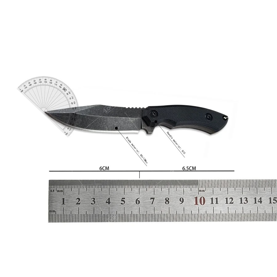 Portable Outdoor Camping Fishi - Bushcraft Knife Fixed ulasan dan harga