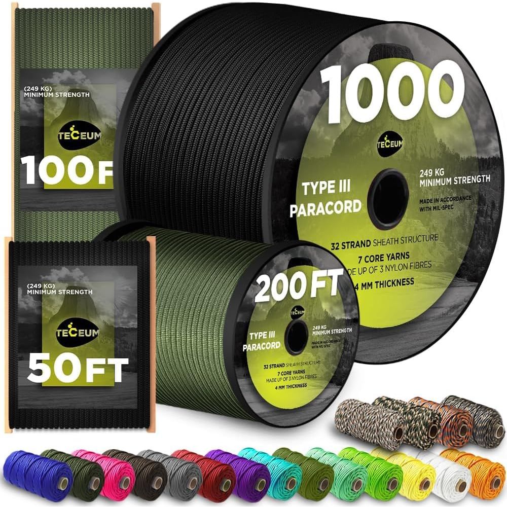 5/32 1000ft Paracord Rope - 20 - Para Cord 1000Ft ulasan dan harga