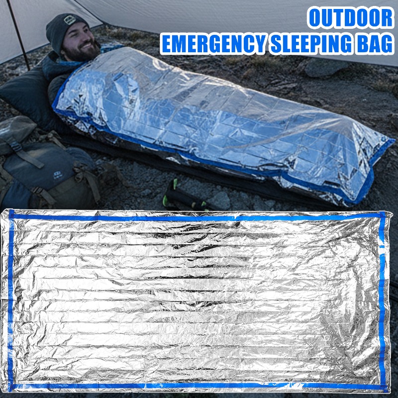 Sleeping Bag Adults Winter Sur - Survival Blanket Reflective ulasan dan harga