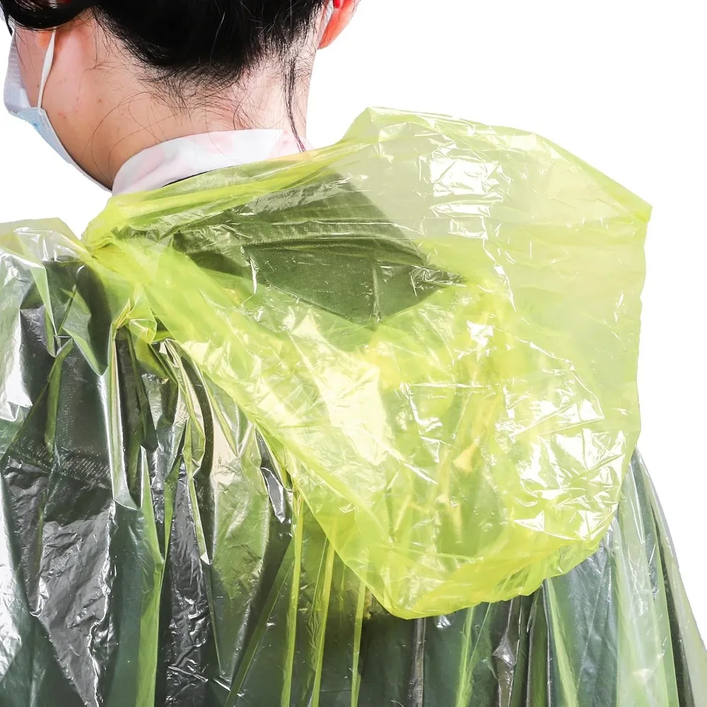 20 Pack Disposable Rain Poncho - Emergency Poncho Rain ulasan dan harga