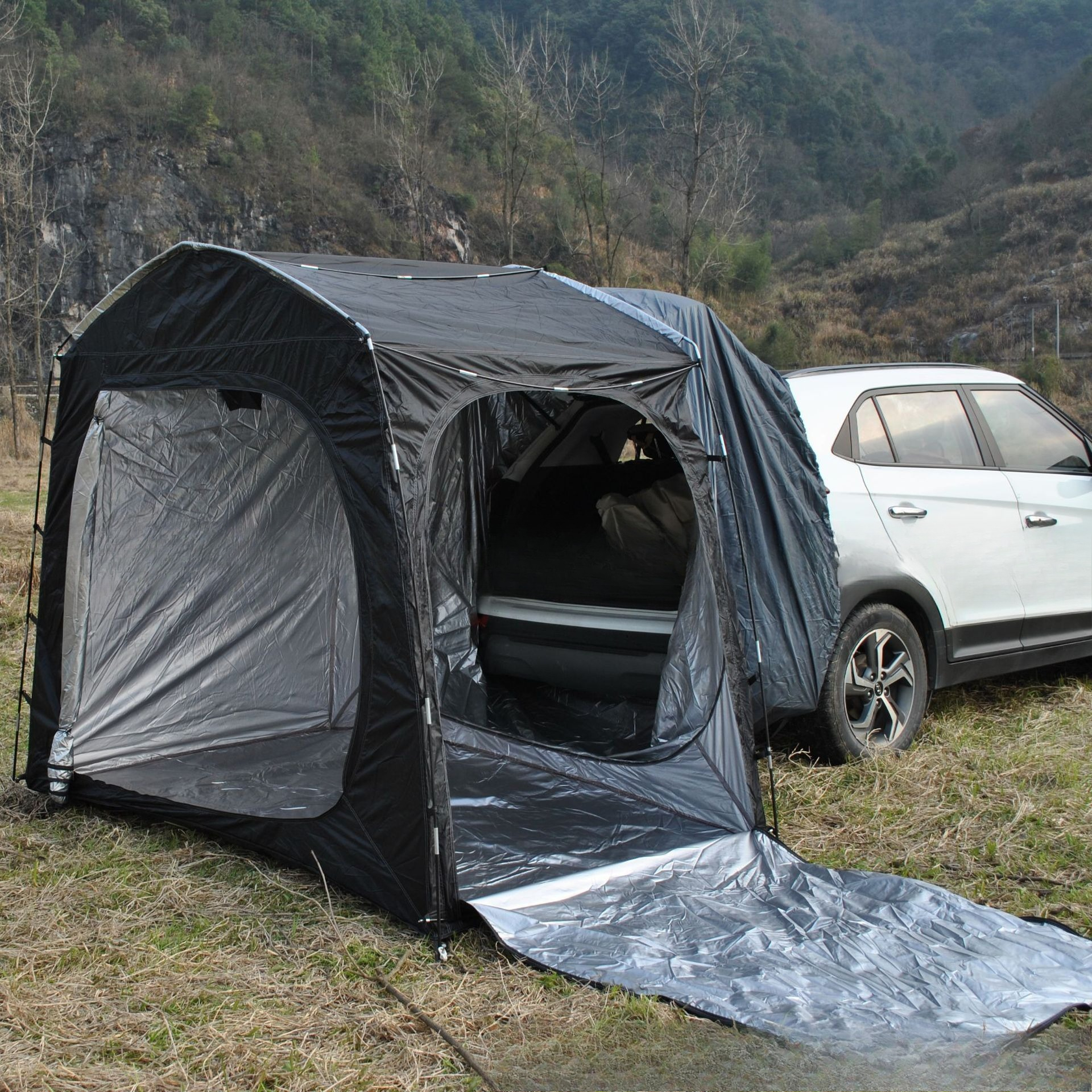 Easy to store full-model rear  - Emergency Mylar Tent ulasan dan harga