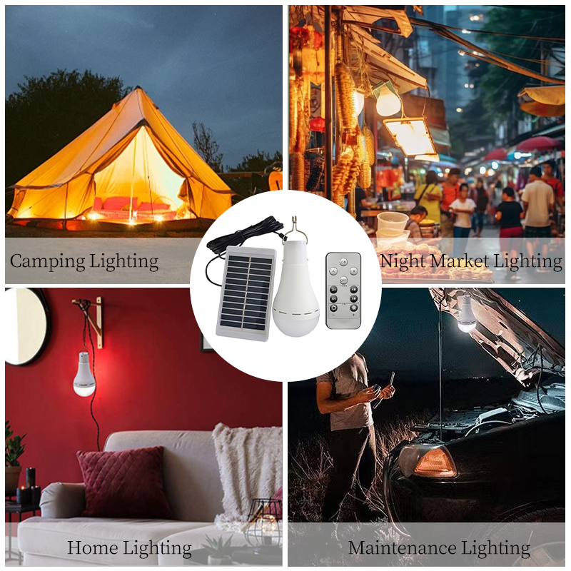 LED Solar Lamp Bulb Hanging So - Solar Emergency Charger ulasan dan harga