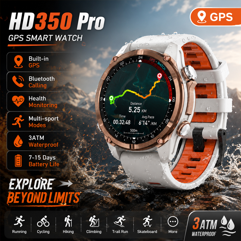 HD350 Pro Military Grade AGPS  - Compass Lensatic ulasan dan harga
