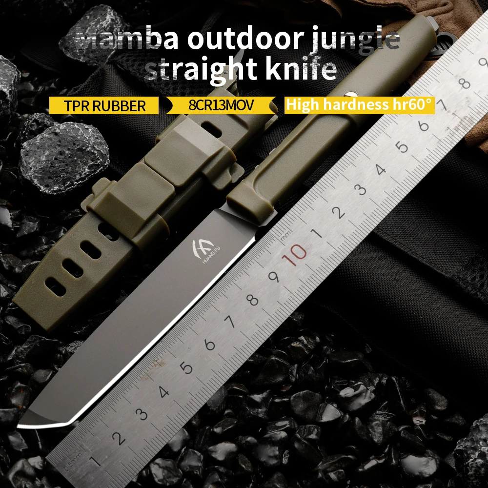 High quality multifunctional f - Bushcraft Knife Fixed ulasan dan harga