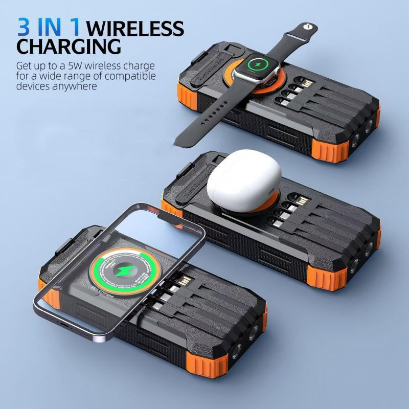 20000mAh Hand Crank Solar Powe - Solar Emergency Charger ulasan dan harga
