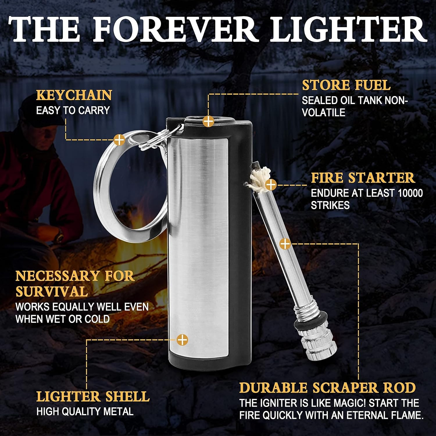 1-5-pack Magnesium flint set,  - Magnesium Fire Starter ulasan dan harga