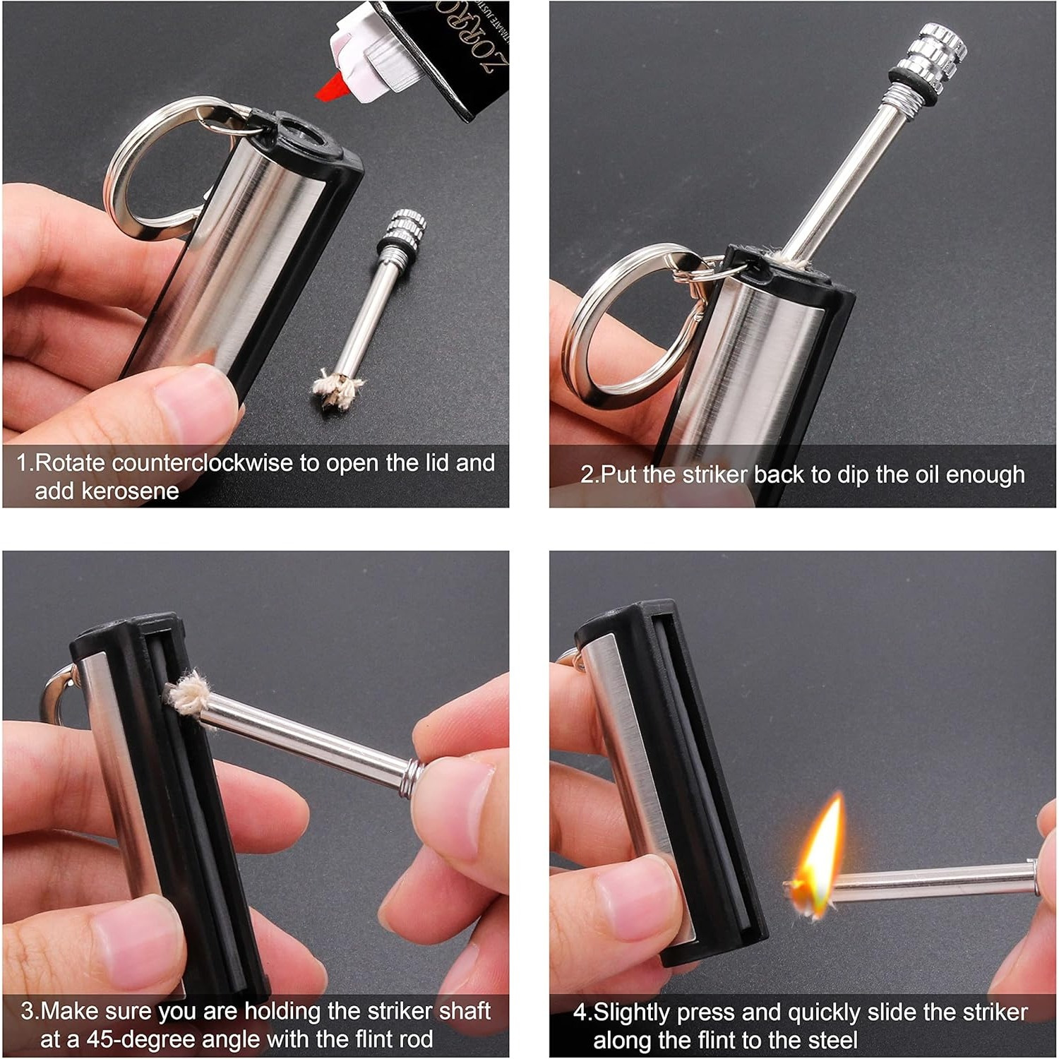1-5-pack Magnesium flint set,  - Magnesium Fire Starter ulasan dan harga