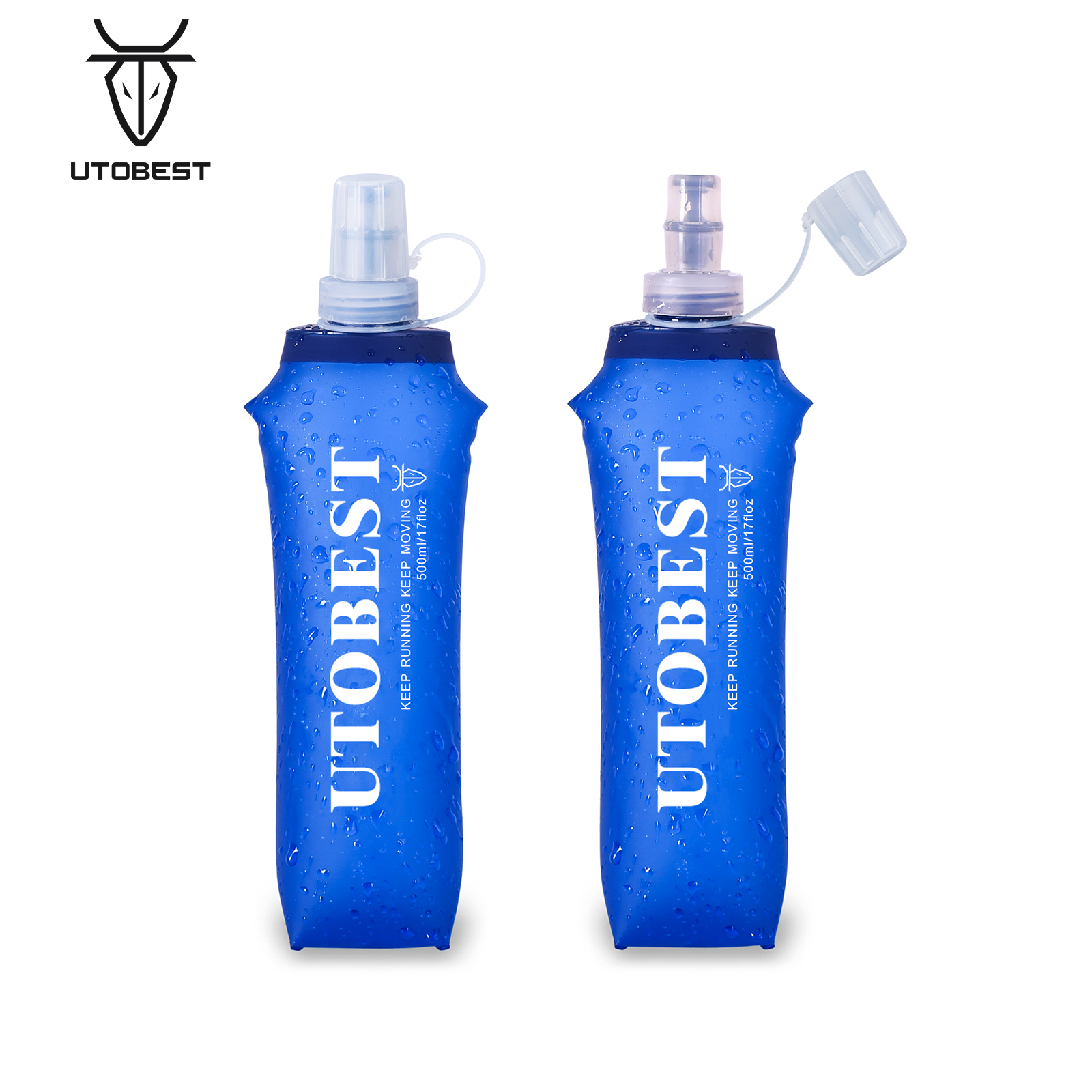 UTOBEST 250ml 350ml 500ml Soft - Water Bag Collapsible ulasan dan harga