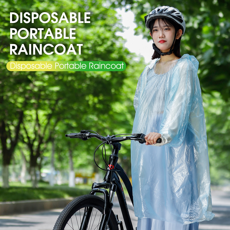 Bicycle Raincoat Thickened Adu - Emergency Poncho Rain ulasan dan harga