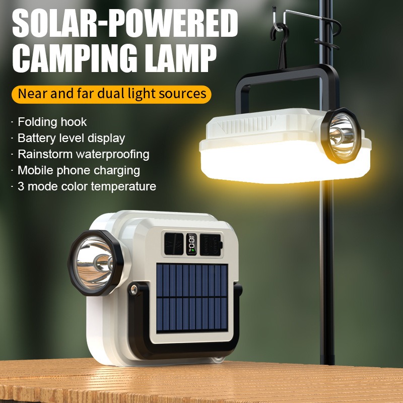 PACOONE Multifunctional Campin - Solar Emergency Charger ulasan dan harga