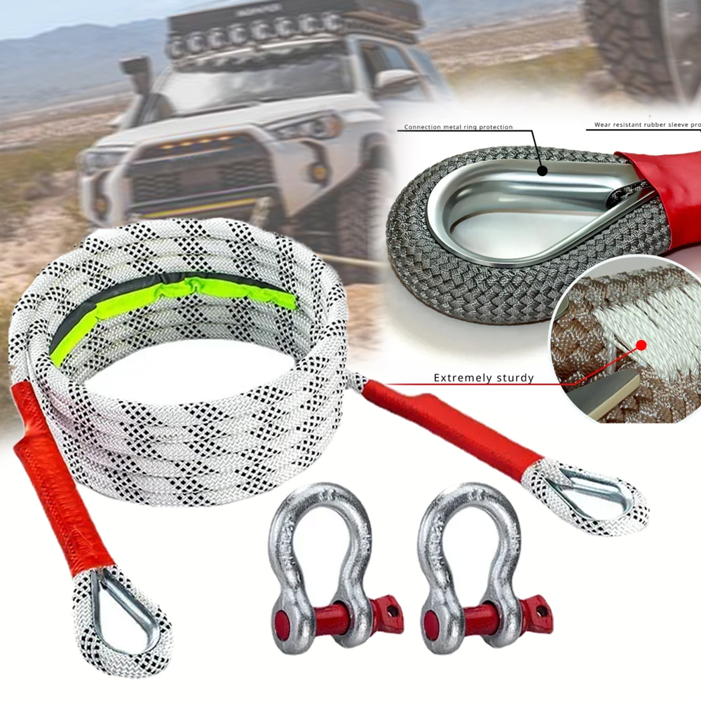 New Car Tow Strap 4x4 Offroad  - Rescue Rope Throw ulasan dan harga