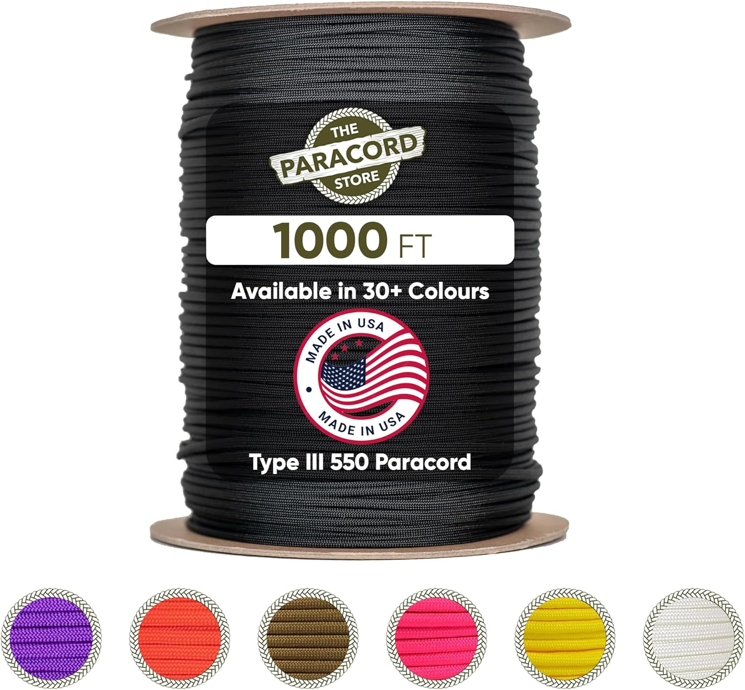 Type III 550 Paracord 1000 FT  - Para Cord 1000Ft ulasan dan harga