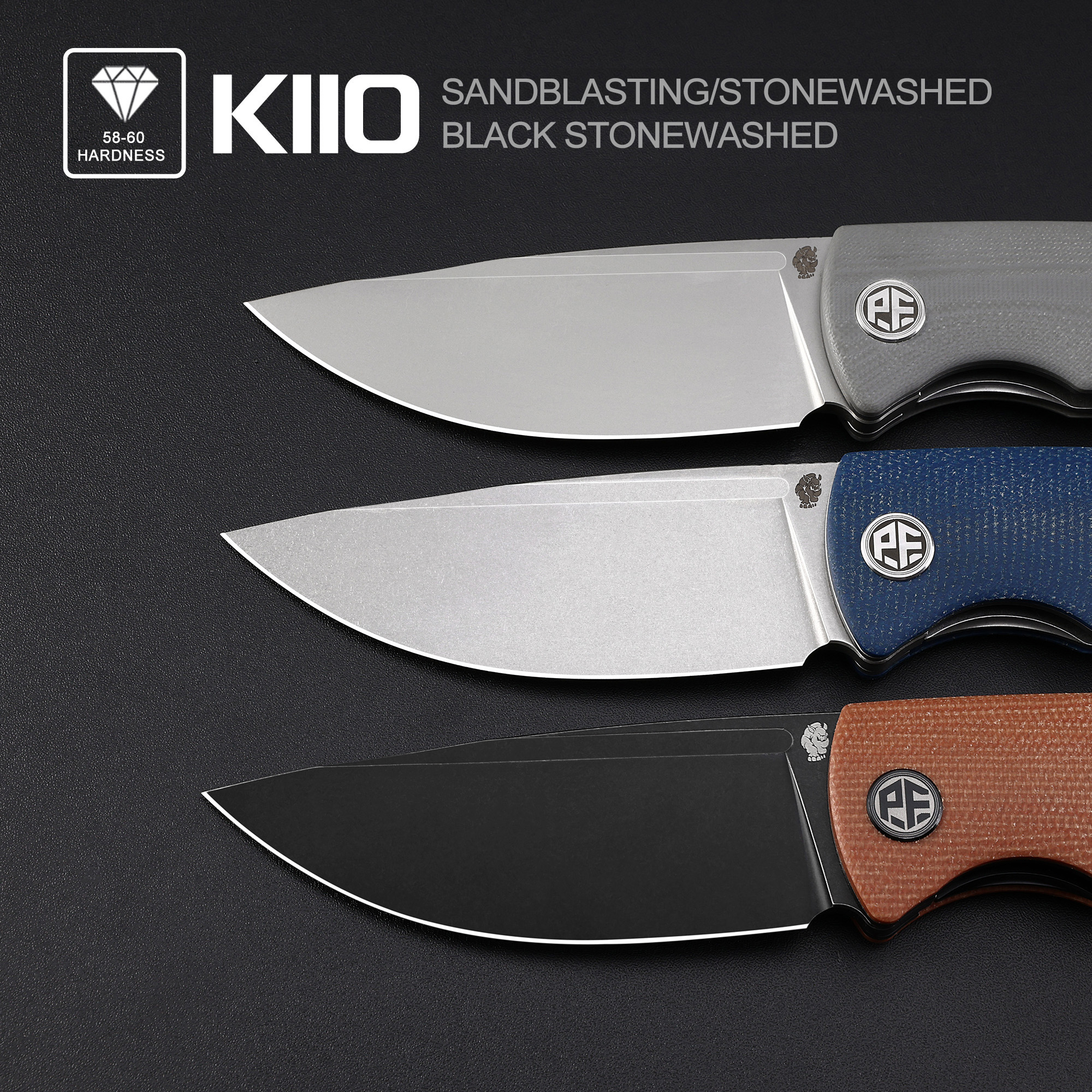 Petrified Fish Beluga PFP01 Qu - Bushcraft Knife Fixed ulasan dan harga