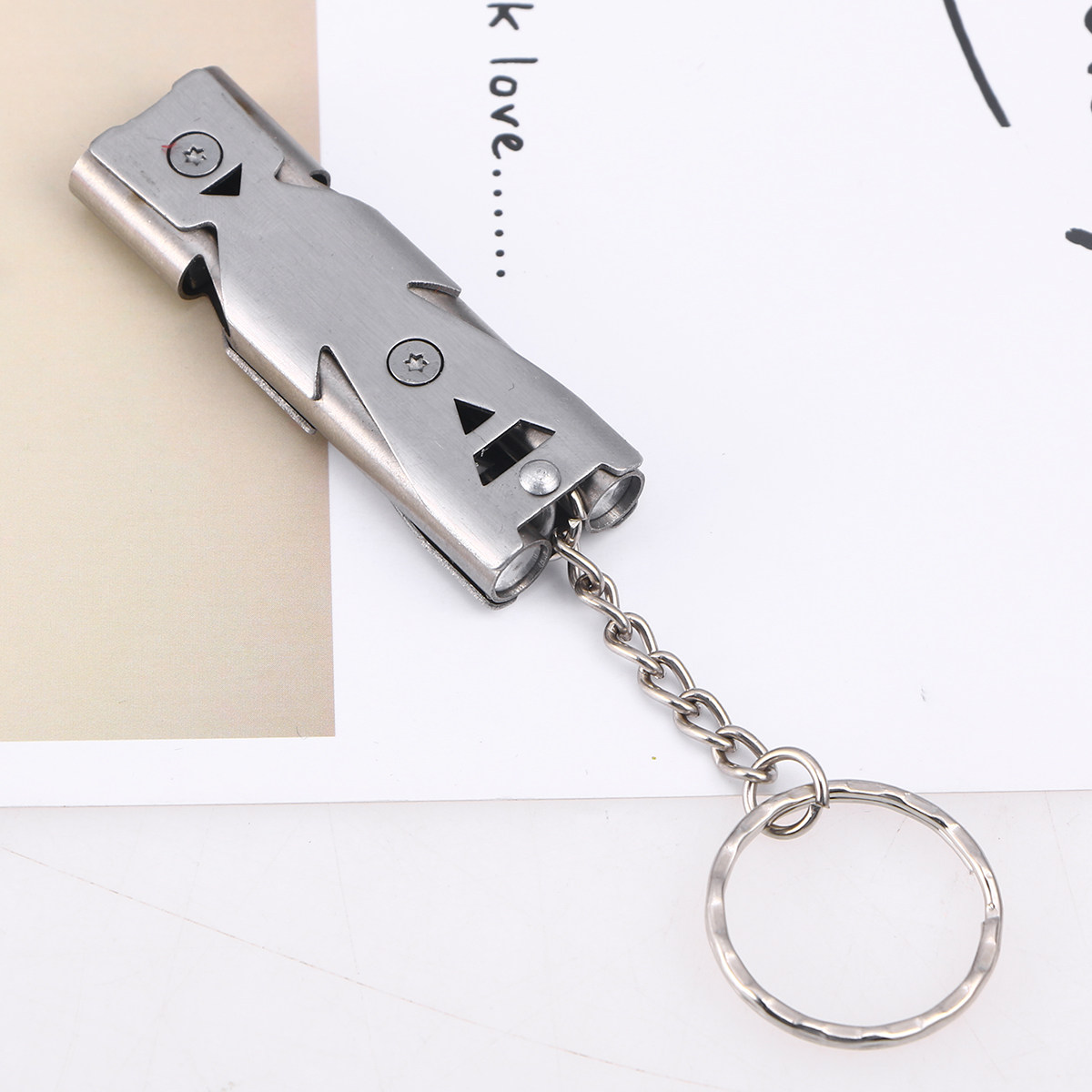 1Pcs Emergency Double Tube Sur - Emergency Whistle Loud ulasan dan harga