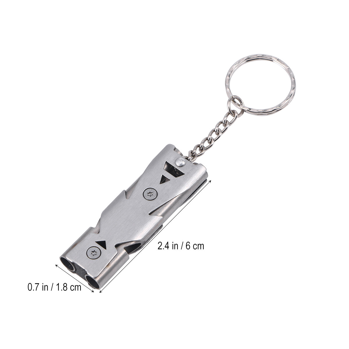 1Pcs Emergency Double Tube Sur - Emergency Whistle Loud ulasan dan harga