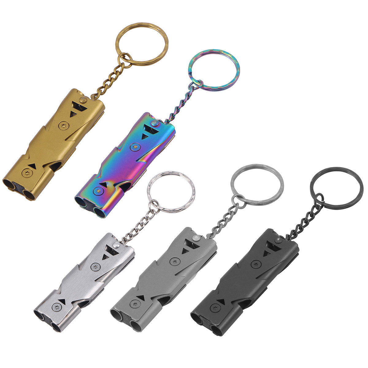 1Pcs Emergency Double Tube Sur - Emergency Whistle Loud ulasan dan harga