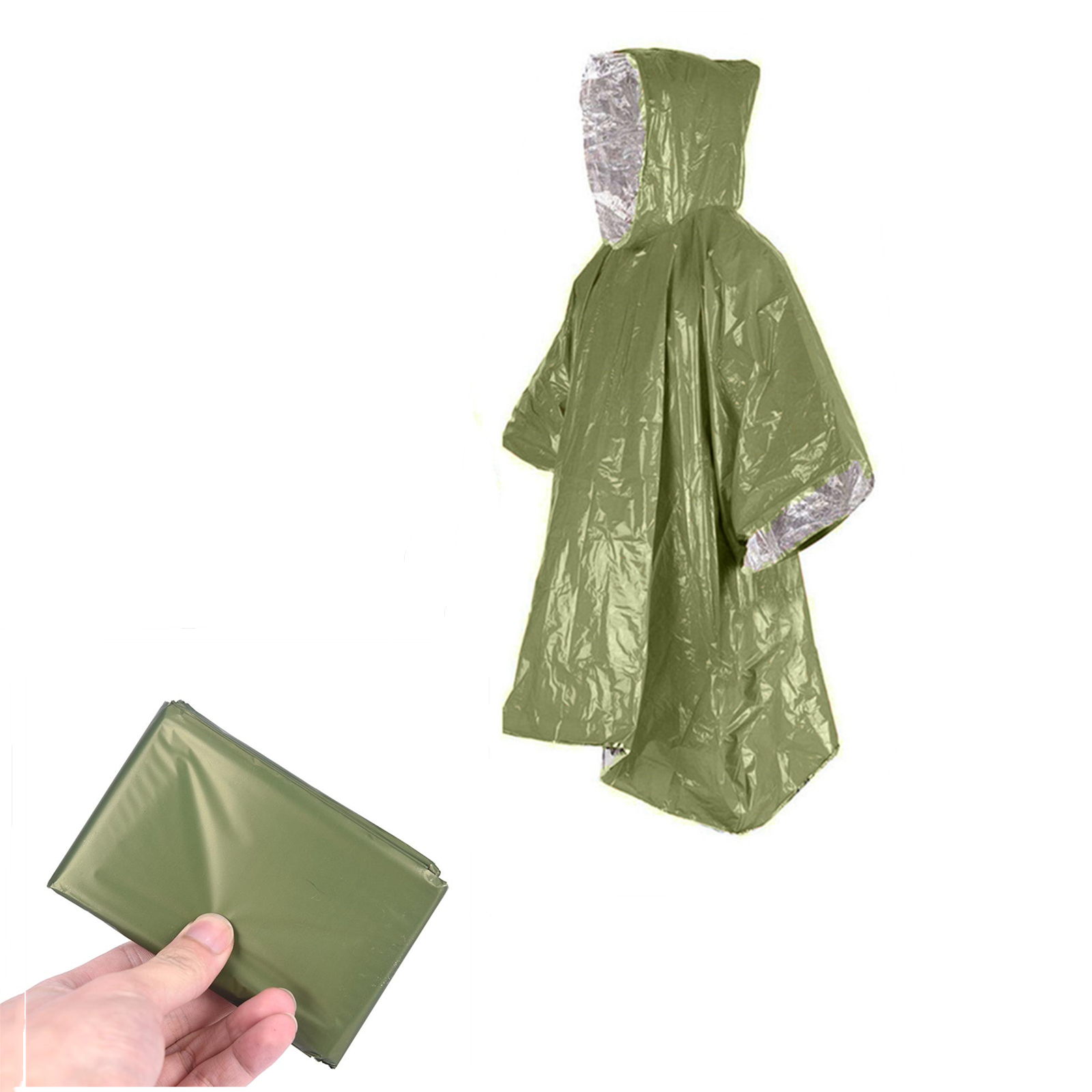 Emergency Disposable Aluminum  - Emergency Poncho Rain ulasan dan harga
