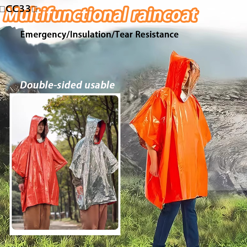 Emergency Survival Rain Hot Po - Survival Blanket Reflective ulasan dan harga