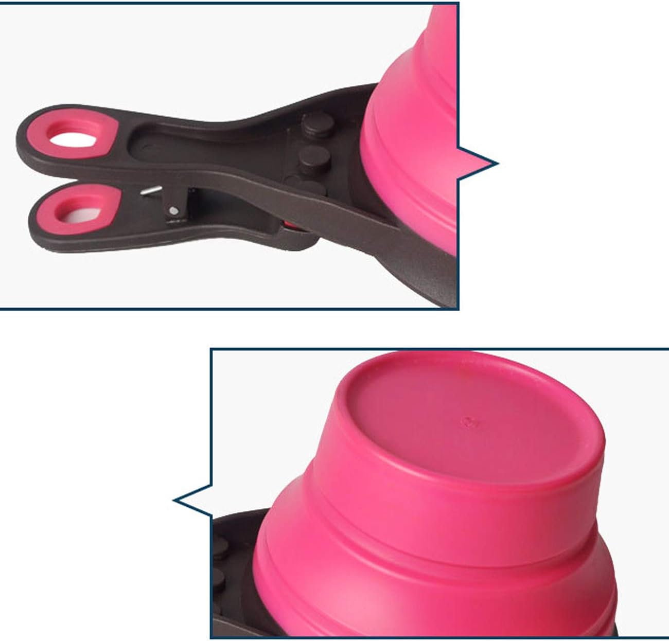 Collapsible Pet Scoop Silicone - Water Bag Collapsible ulasan dan harga