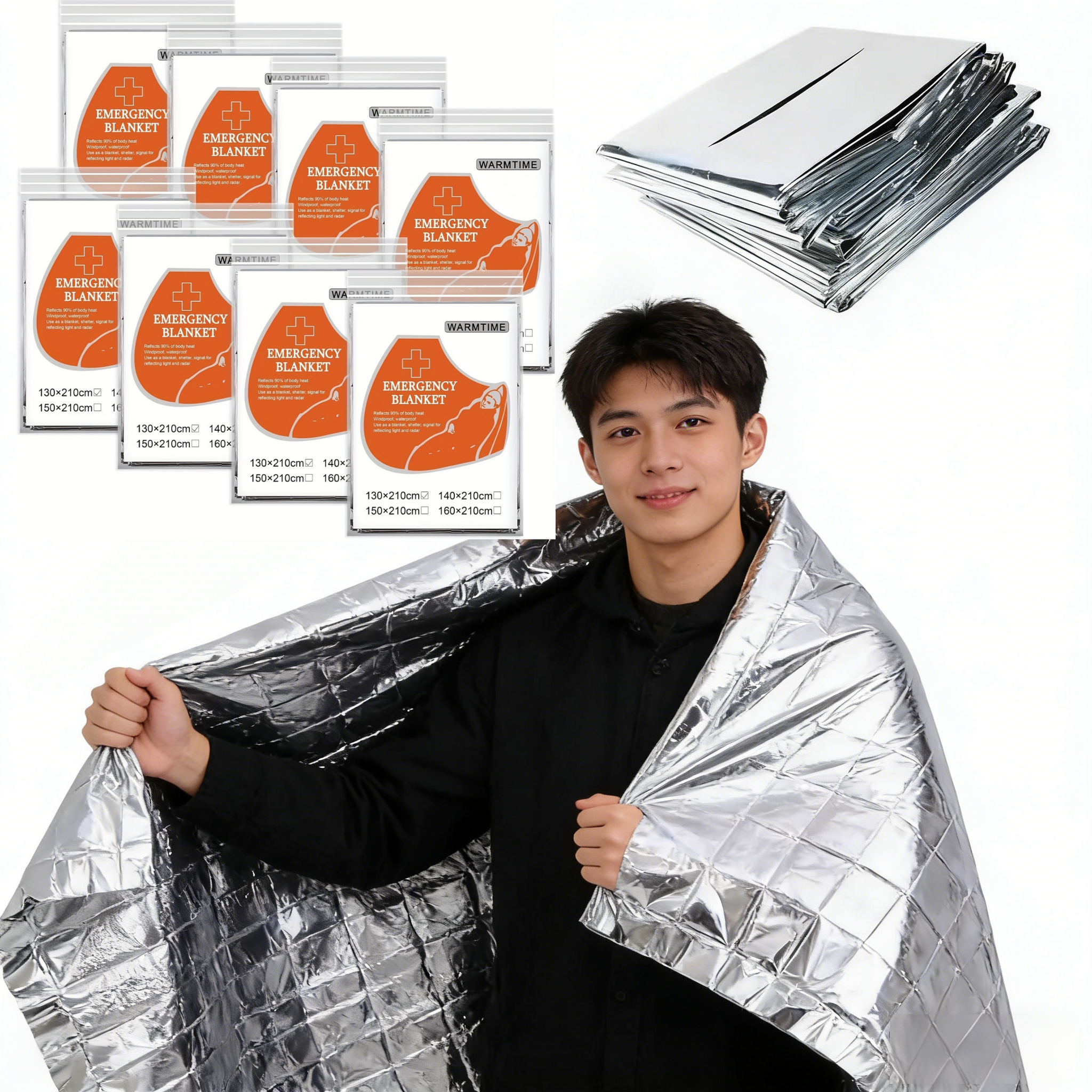 Foldable Reflective Survival B - Survival Blanket Reflective ulasan dan harga