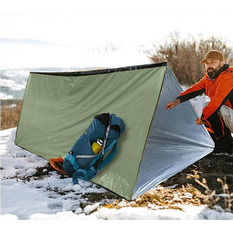 1PC Outdoor Emergency Tent Por - Emergency Mylar Tent ulasan dan harga