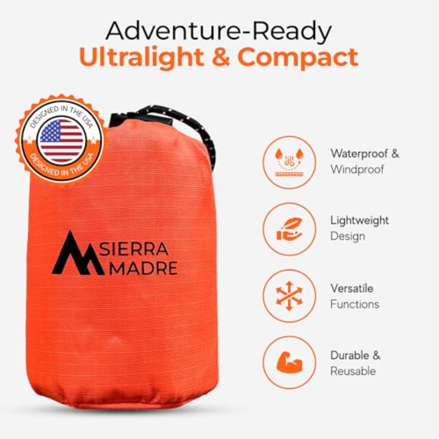 Emergency Sleeping Bag Ultrali - Emergency Mylar Tent ulasan dan harga